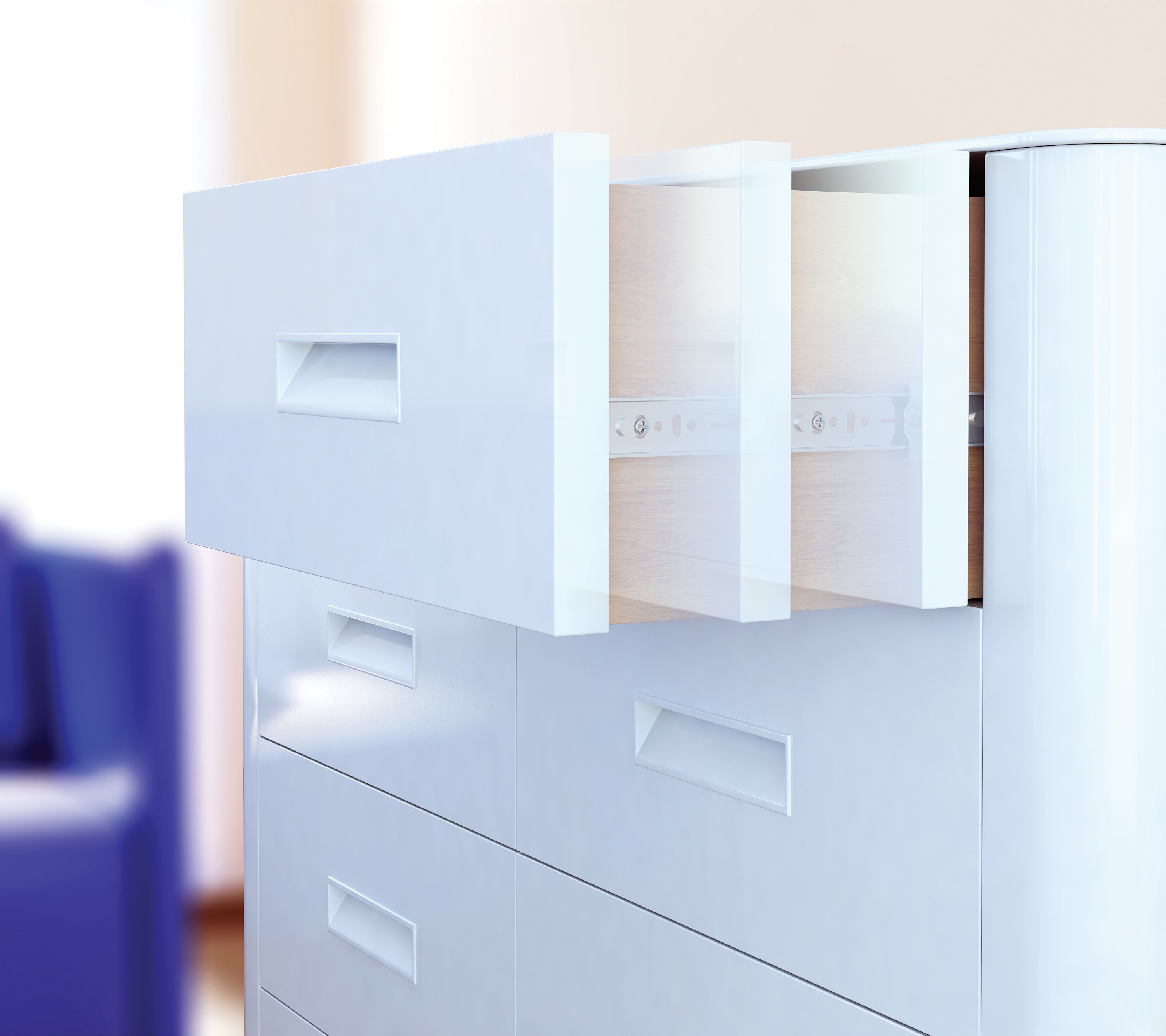 Accuride drawer slide feature